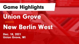 Union Grove  vs New Berlin West  Game Highlights - Dec. 18, 2021