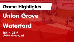 Union Grove  vs Waterford  Game Highlights - Jan. 4, 2019