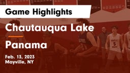 Chautauqua Lake  vs Panama  Game Highlights - Feb. 13, 2023