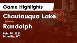 Chautauqua Lake  vs Randolph  Game Highlights - Feb. 25, 2023