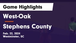 West-Oak  vs Stephens County  Game Highlights - Feb. 22, 2024