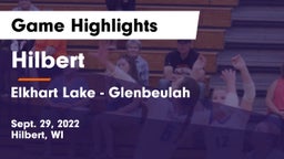 Hilbert  vs Elkhart Lake - Glenbeulah  Game Highlights - Sept. 29, 2022