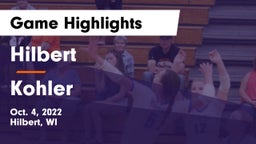 Hilbert  vs Kohler  Game Highlights - Oct. 4, 2022