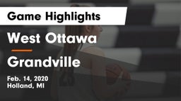 West Ottawa  vs Grandville  Game Highlights - Feb. 14, 2020