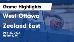 West Ottawa  vs Zeeland East  Game Highlights - Dec. 20, 2022
