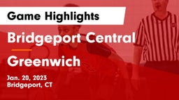 Bridgeport Central  vs Greenwich  Game Highlights - Jan. 20, 2023