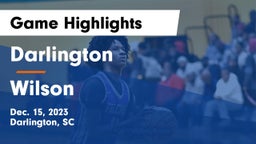 Darlington  vs Wilson  Game Highlights - Dec. 15, 2023