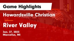 Howardsville Christian  vs River Valley  Game Highlights - Jan. 27, 2023