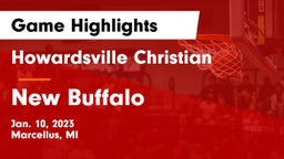 Howardsville Christian  vs New Buffalo  Game Highlights - Jan. 10, 2023
