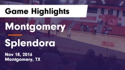 Montgomery  vs Splendora  Game Highlights - Nov 18, 2016