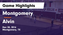 Montgomery  vs Alvin  Game Highlights - Dec 30, 2016