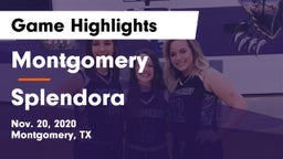 Montgomery  vs Splendora  Game Highlights - Nov. 20, 2020