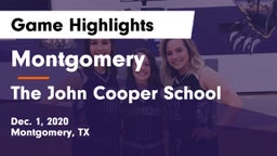 Montgomery  vs The John Cooper School Game Highlights - Dec. 1, 2020