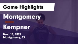 Montgomery  vs Kempner  Game Highlights - Nov. 10, 2023