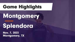 Montgomery  vs Splendora  Game Highlights - Nov. 7, 2023