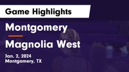 Montgomery  vs Magnolia West  Game Highlights - Jan. 2, 2024