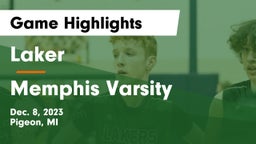 Laker  vs Memphis Varsity Game Highlights - Dec. 8, 2023