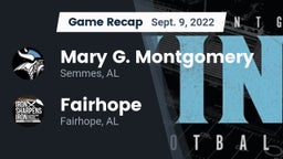 Recap: Mary G. Montgomery  vs. Fairhope  2022