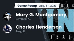 Recap: Mary G. Montgomery  vs. Charles Henderson  2023