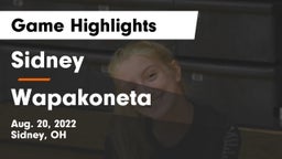 Sidney  vs Wapakoneta  Game Highlights - Aug. 20, 2022