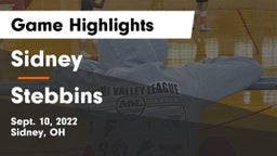 Sidney  vs Stebbins  Game Highlights - Sept. 10, 2022