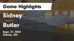 Sidney  vs Butler  Game Highlights - Sept. 27, 2022