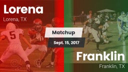Matchup: Lorena HS vs. Franklin  2017
