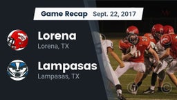 Recap: Lorena  vs. Lampasas  2017
