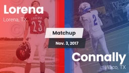 Matchup: Lorena HS vs. Connally  2017
