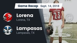 Recap: Lorena  vs. Lampasas  2018