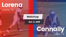 Matchup: Lorena HS vs. Connally  2018