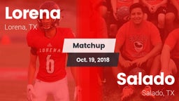 Matchup: Lorena HS vs. Salado   2018