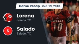 Recap: Lorena  vs. Salado   2018