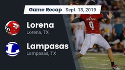 Recap: Lorena  vs. Lampasas  2019
