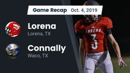 Recap: Lorena  vs. Connally  2019