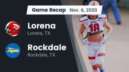 Recap: Lorena  vs. Rockdale  2020