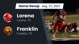 Recap: Lorena  vs. Franklin  2021