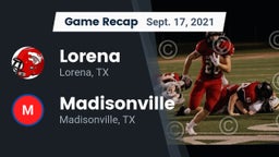 Recap: Lorena  vs. Madisonville  2021