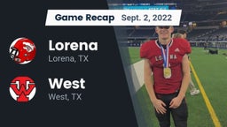 Recap: Lorena  vs. West  2022