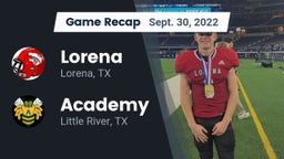 Recap: Lorena  vs. Academy  2022