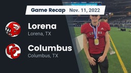Recap: Lorena  vs. Columbus  2022