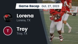 Recap: Lorena  vs. Troy  2023