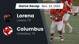 Recap: Lorena  vs. Columbus  2023