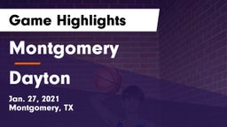 Montgomery  vs Dayton  Game Highlights - Jan. 27, 2021