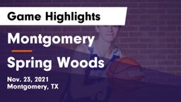Montgomery  vs Spring Woods  Game Highlights - Nov. 23, 2021