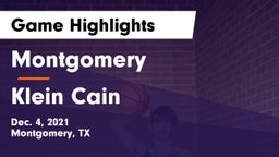 Montgomery  vs Klein Cain  Game Highlights - Dec. 4, 2021