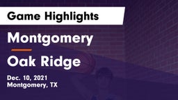 Montgomery  vs Oak Ridge  Game Highlights - Dec. 10, 2021