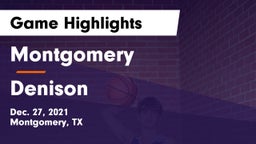 Montgomery  vs Denison  Game Highlights - Dec. 27, 2021