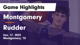 Montgomery  vs Rudder  Game Highlights - Jan. 17, 2023
