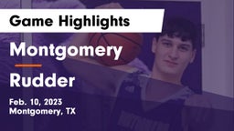 Montgomery  vs Rudder  Game Highlights - Feb. 10, 2023
